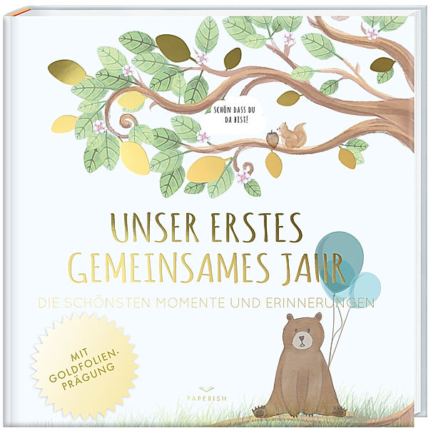 Babyalbum - UNSER ERSTES GEMEINSAMES JAHR (blau), Pia Loewe