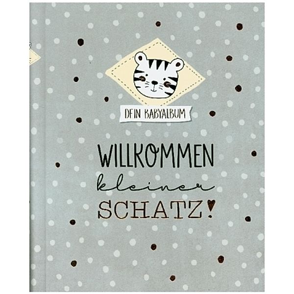 Babyalbum Willkommen kleiner Schatz Dotty Tiger