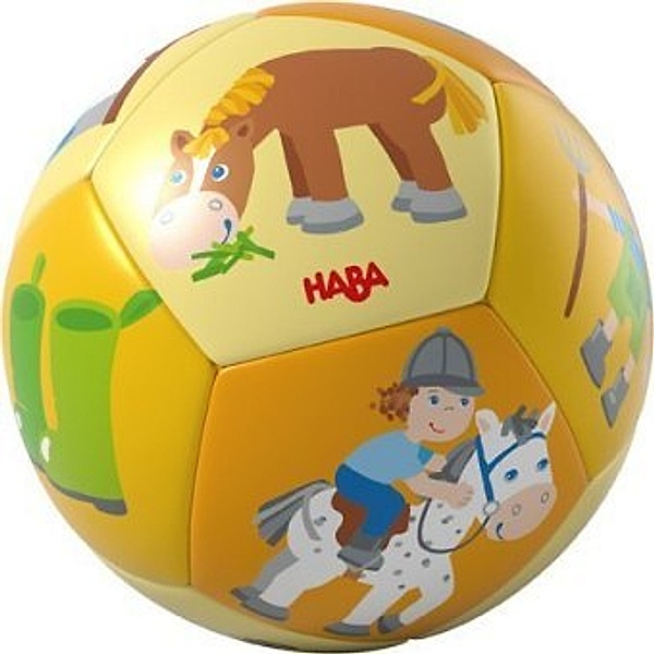 HABA Babyball PFERD (14 cm) in bunt
