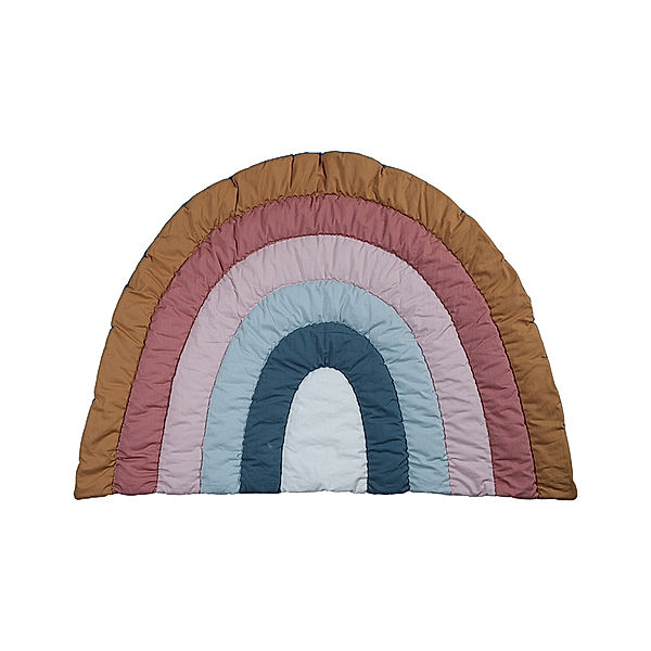 FABELAB Babydecke REGENBOGEN (80x110) in bunt