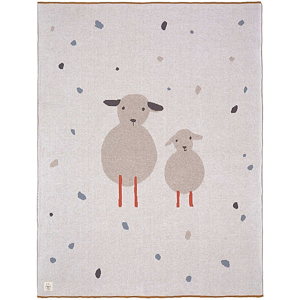 Lässig Babydecke TINY FARMER – SHEEP (75x100)
