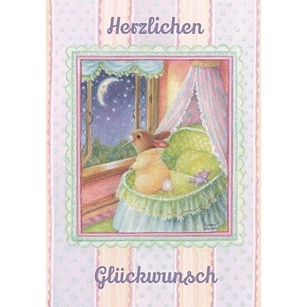 Babykarte Herzlichen Glückwunsch