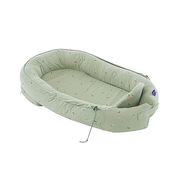 träumeland Babynest HOME PREMIUM - FIORE (80cm) in grün