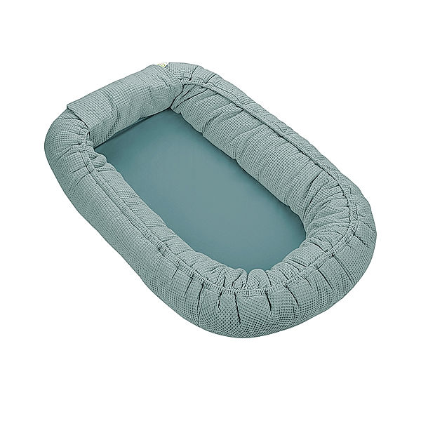 Odenwälder Babynest SOFT zum Wenden mineral green