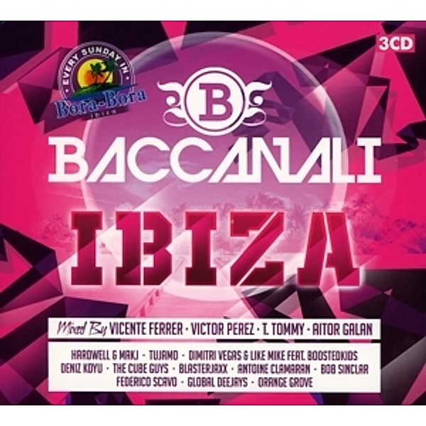 Baccanali Ibiza, Diverse Interpreten