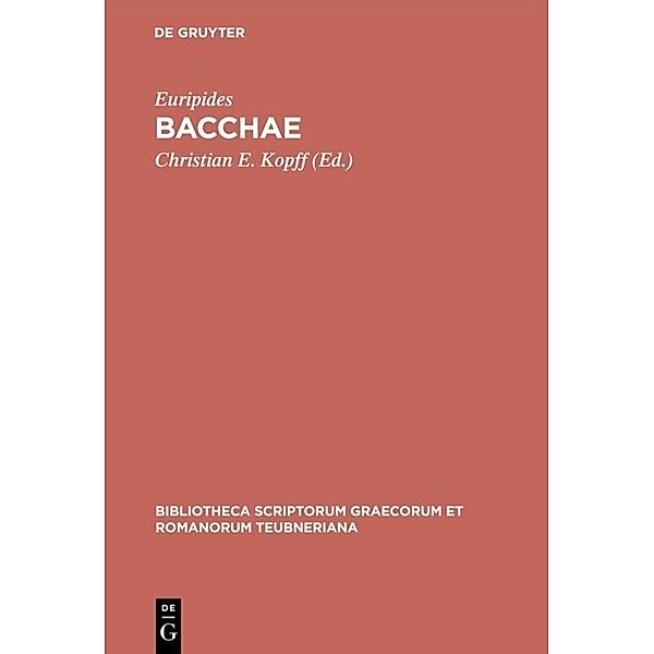 Bacchae, Euripides