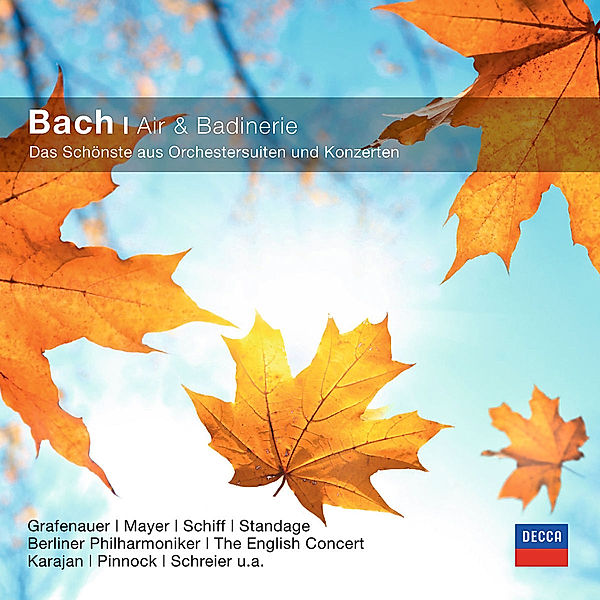 Bach-Air Und Badinerie (Cc), Grafenauer, Schiff, Coe, Ec, Karajan, Pinnock