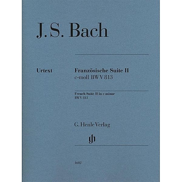 Bach, J: French Suite II c minor BW 813