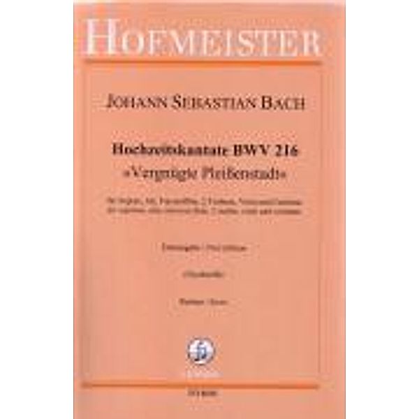 Bach, J: Hochzeitskantate BWV 216, Part, Johann Sebastian Bach