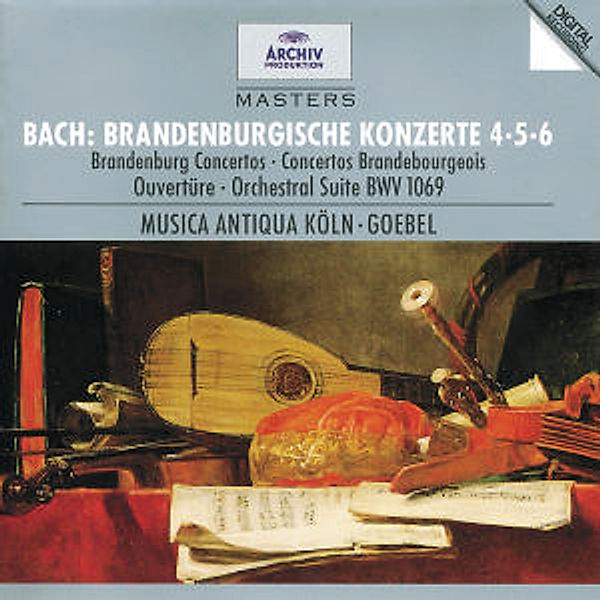 Bach, J.S.: Brandenburg Concertos Nos.4, 5 & 6, Overture No.4, Reinhard Goebel, Mak