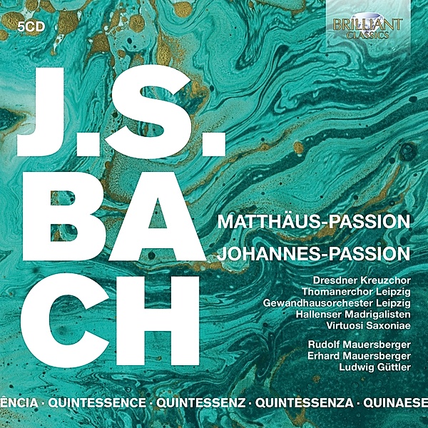 Bach,J.S.:Matthäus-Passion,Johannes Passion, Johann Sebastian Bach