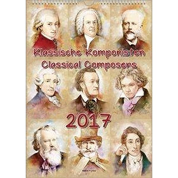 Bach jr. , P: Komponisten-Kal. 2017/Klass. Komponisten A3, Peter Bach Jr.