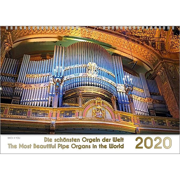 Bach jr. , P: Orgelkalender, ein Musik-Kalender 2020, DIN-A3, Peter Bach Jr.