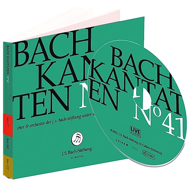 Bach Kantaten N°41, J.S.Bach-Stiftung, Rudolf Lutz