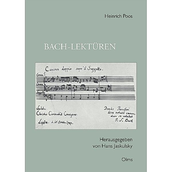 Bach-Lektüren, Heinrich Poos