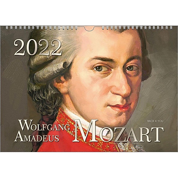 Bach, P: Mozart-Kalender 2022, DIN A3, Peter Bach