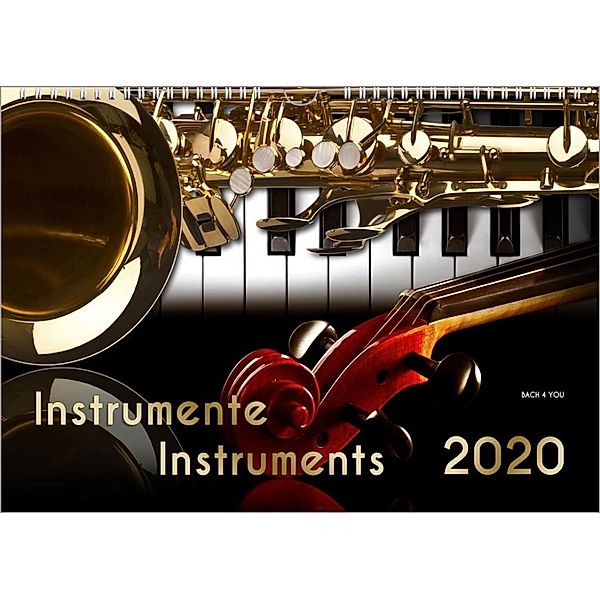 Bach, P: Musikinstrumente 2020, DIN-A-3, Peter Bach