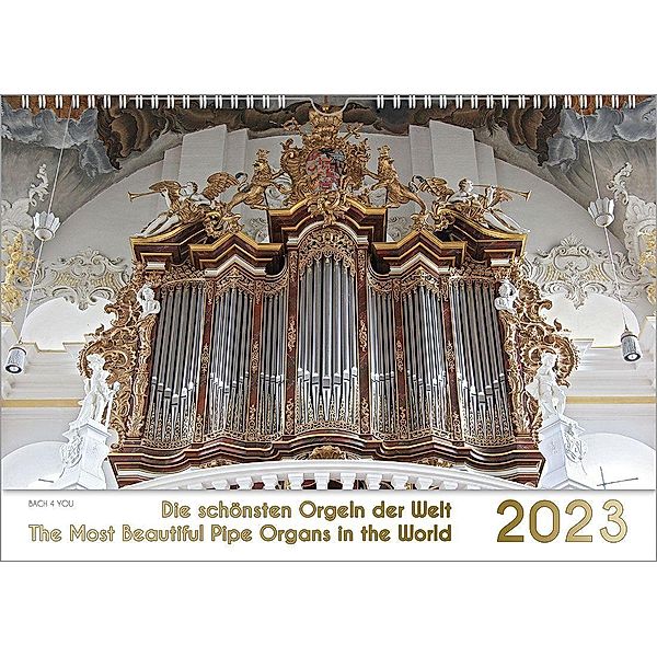 Bach, P: Orgelkalender, ein Musik-Kalender 2023, DIN A3, Peter Bach
