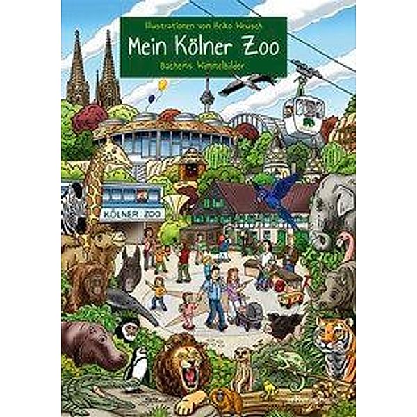 Bachems Mini-Wimmelbilder Zoo Schuber / Display