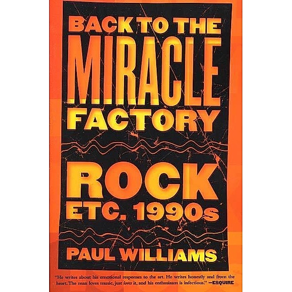 Back to the Miracle Factory, Paul Williams