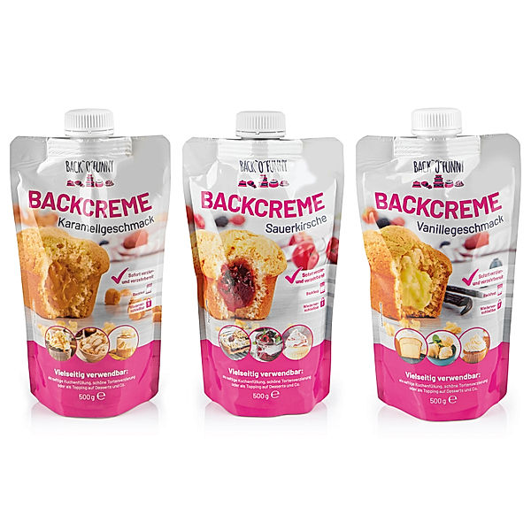 Back'o Funny Backcreme 3er Try Me Set