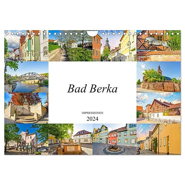 Bad Berka Impressionen (Wandkalender 2024 DIN A4 quer), CALVENDO Monatskalender, Dirk Meutzner