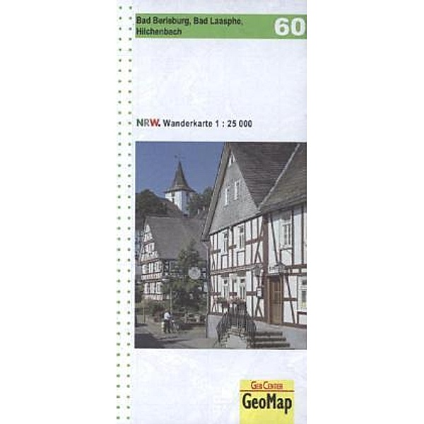 Bad Berleburg, Bad Laasphe, Hilchenbach Blatt 60, topographische Wanderkarte NRW, Geobasisdaten: Land NRW