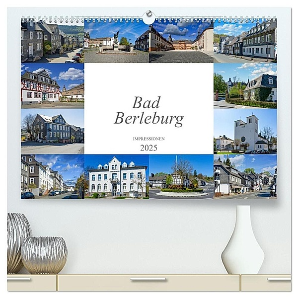 Bad Berleburg Impressionen (hochwertiger Premium Wandkalender 2025 DIN A2 quer), Kunstdruck in Hochglanz, Calvendo, Dirk Meutzner