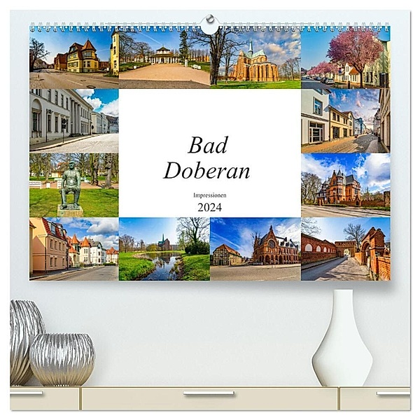 Bad Doberan Impressionen (hochwertiger Premium Wandkalender 2024 DIN A2 quer), Kunstdruck in Hochglanz, Dirk Meutzner