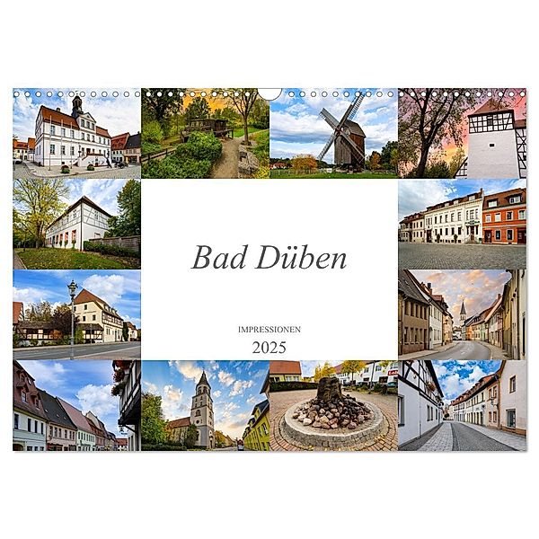Bad Düben Impressionen (Wandkalender 2025 DIN A3 quer), CALVENDO Monatskalender, Calvendo, Dirk Meutzner