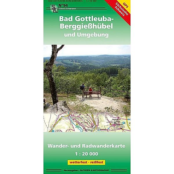 Bad Gottleuba-Berggiesshübel und Umgebung 1 : 20 000