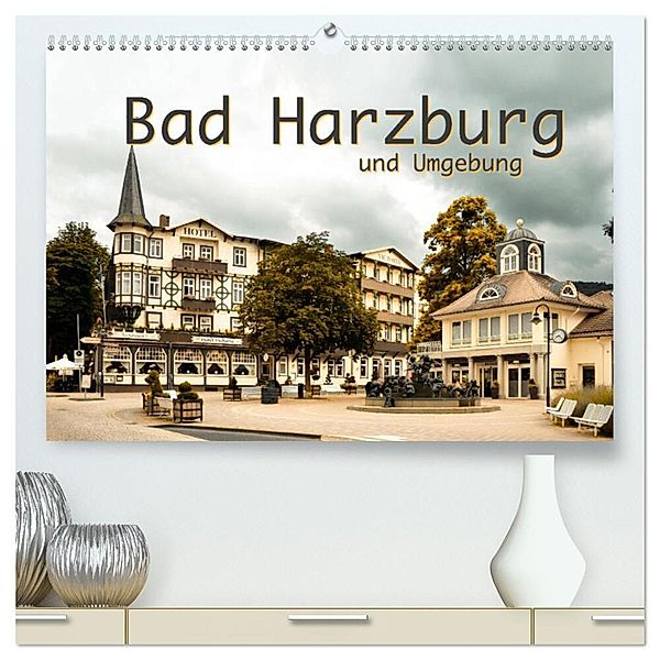 Bad Harzburg und Umgebung (hochwertiger Premium Wandkalender 2024 DIN A2 quer), Kunstdruck in Hochglanz, Robert Styppa