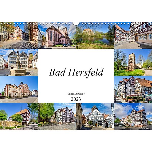 Bad Hersfeld Impressionen (Wandkalender 2023 DIN A3 quer), Dirk Meutzner