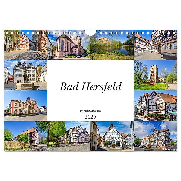 Bad Hersfeld Impressionen (Wandkalender 2025 DIN A4 quer), CALVENDO Monatskalender, Calvendo, Dirk Meutzner