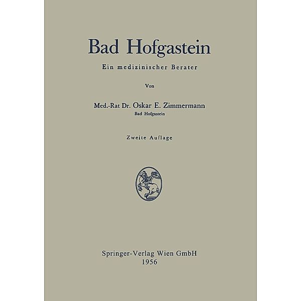 Bad Hofgastein, Oskar E. Zimmermann