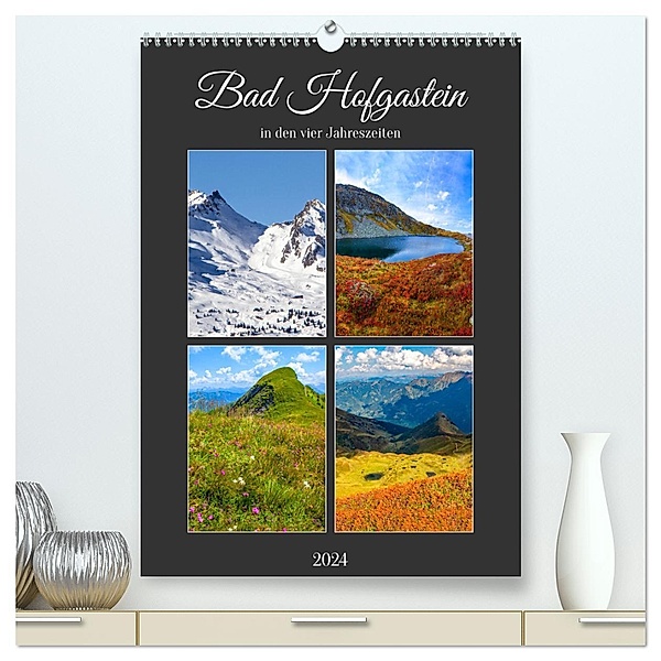 Bad Hofgastein (hochwertiger Premium Wandkalender 2024 DIN A2 hoch), Kunstdruck in Hochglanz, Calvendo, Christa Kramer