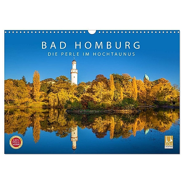 Bad Homburg - Die Perle im Hochtaunus (Wandkalender 2024 DIN A3 quer), CALVENDO Monatskalender, Christian Müringer