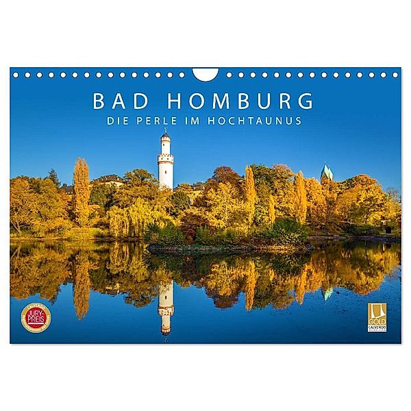 Bad Homburg - Die Perle im Hochtaunus (Wandkalender 2024 DIN A4 quer), CALVENDO Monatskalender, Christian Müringer