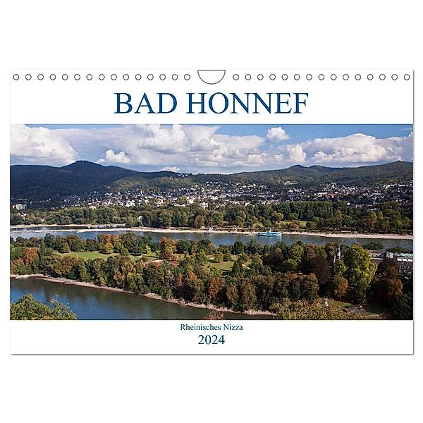Bad Honnef - Rheinisches Nizza (Wandkalender 2024 DIN A4 quer), CALVENDO Monatskalender, U boeTtchEr