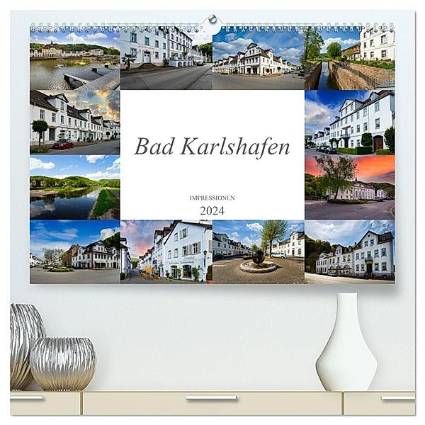 Bad Karlshafen Impressionen (hochwertiger Premium Wandkalender 2024 DIN A2 quer), Kunstdruck in Hochglanz, Dirk Meutzner