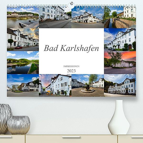 Bad Karlshafen Impressionen (Premium, hochwertiger DIN A2 Wandkalender 2023, Kunstdruck in Hochglanz), Dirk Meutzner