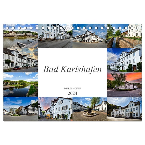 Bad Karlshafen Impressionen (Tischkalender 2024 DIN A5 quer), CALVENDO Monatskalender, Dirk Meutzner