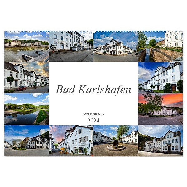 Bad Karlshafen Impressionen (Wandkalender 2024 DIN A2 quer), CALVENDO Monatskalender, Dirk Meutzner