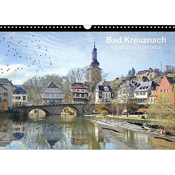 Bad Kreuznach - Kurstadt im Panorama (Wandkalender 2023 DIN A3 quer), Raimund Sauer