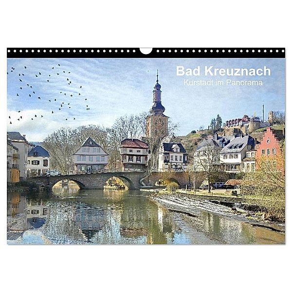 Bad Kreuznach - Kurstadt im Panorama (Wandkalender 2025 DIN A3 quer), CALVENDO Monatskalender, Calvendo, Raimund Sauer