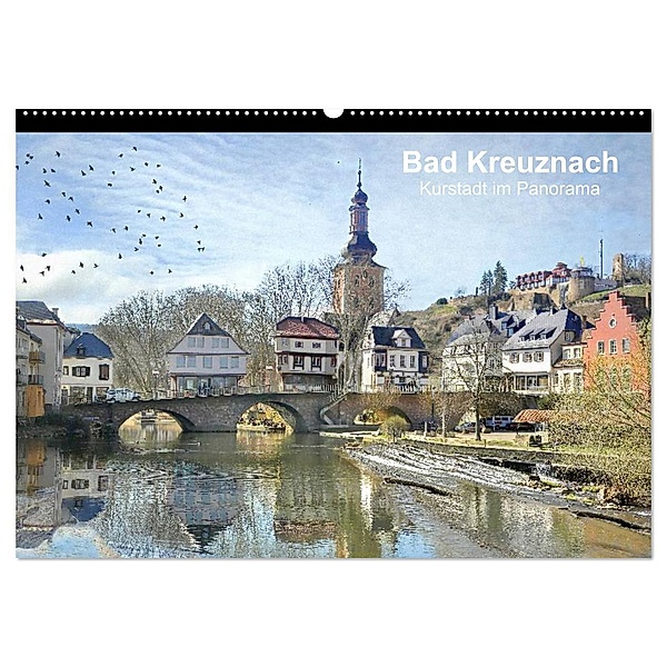 Bad Kreuznach - Kurstadt im Panorama (Wandkalender 2025 DIN A2 quer), CALVENDO Monatskalender, Calvendo, Raimund Sauer