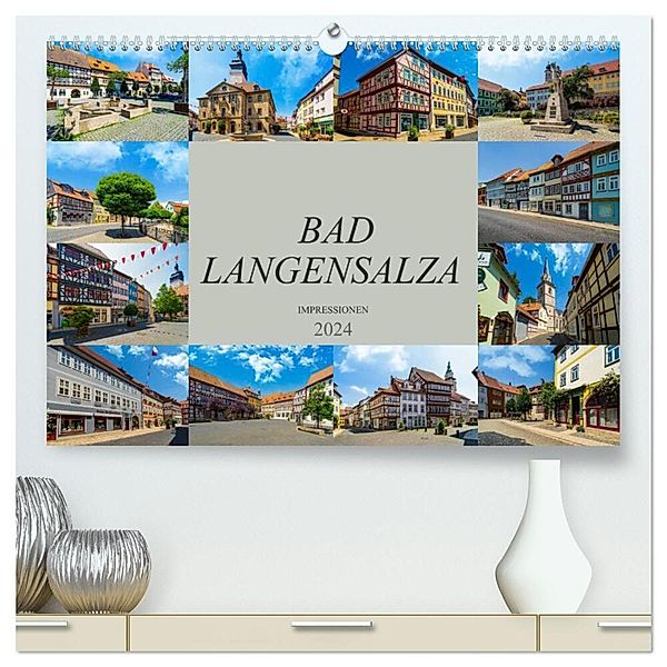 Bad Langensalza Impressionen (hochwertiger Premium Wandkalender 2024 DIN A2 quer), Kunstdruck in Hochglanz, Dirk Meutzner