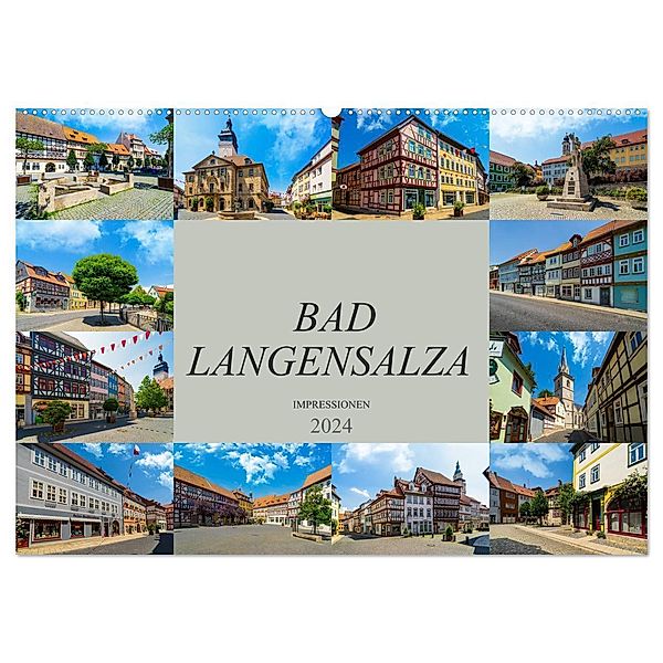 Bad Langensalza Impressionen (Wandkalender 2024 DIN A2 quer), CALVENDO Monatskalender, Dirk Meutzner