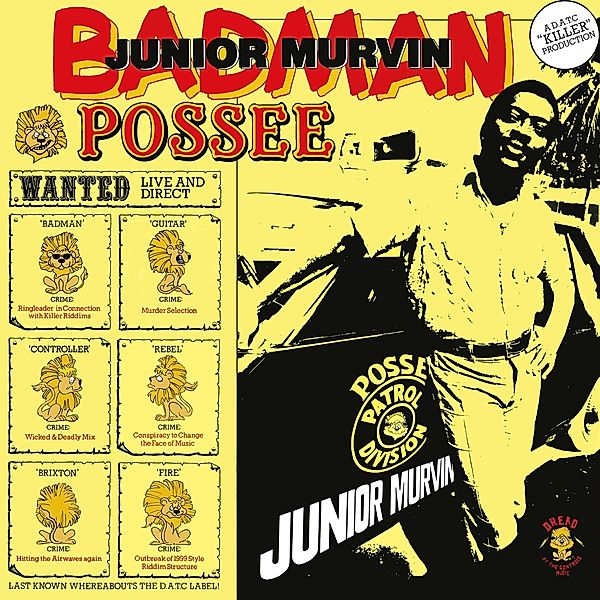 Bad Man Possee (Vinyl), Junior Murvin