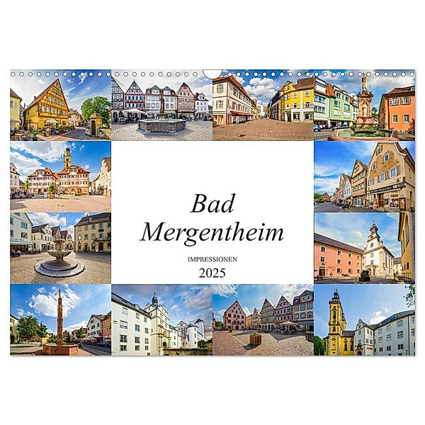 Bad Mergentheim Impressionen (Wandkalender 2025 DIN A3 quer), CALVENDO Monatskalender, Calvendo, Dirk Meutzner